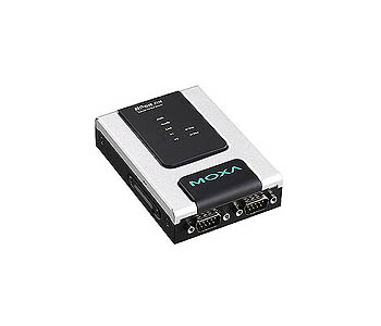 Moxa NPort 6250-S-SC-T - 2 Port Terminal Server, 3 in 1, 100FX Single Mode Fiber, SC Connector, 12-48VDC, -40 to 75  Degree C by MOXA